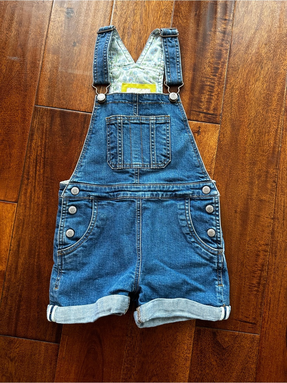 Mini Boden Denim Short Overalls